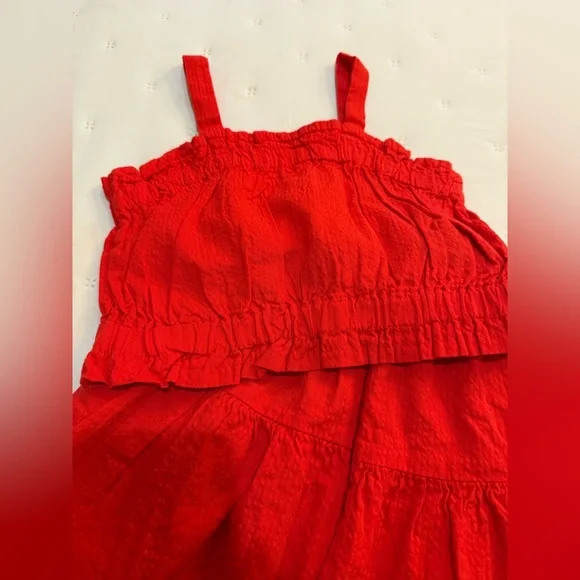 H&M Liunic Collab Girl’s Red Top and Skirt Size 4T - Picture 3 of 7